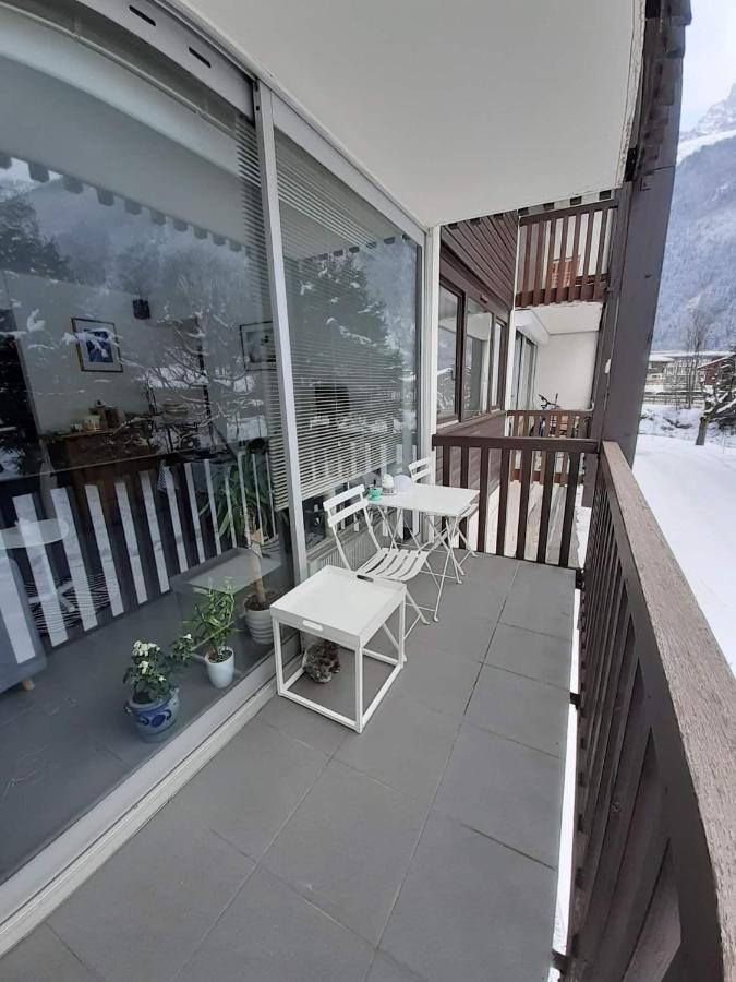 Studio Quartier Calme Centre Ville Vue Mont Blanc Chamonix Eksteriør bilde